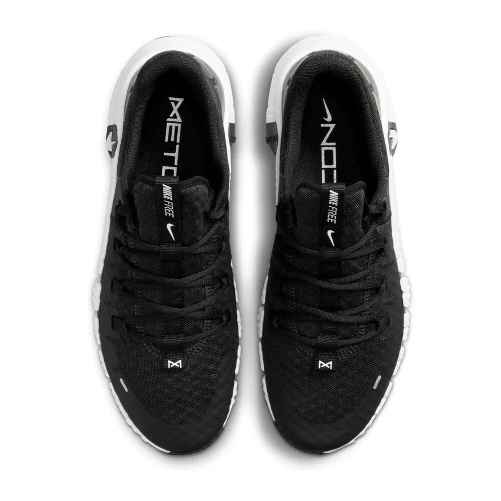 Men’s Size 9-  Free Metcon 5 Black White DV3949-001 Men's Training Shoes (No lid
